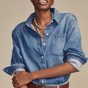 Banana Republic Parker Jean Shirt NWT Sz L.